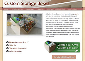 Custom Storage Boxes